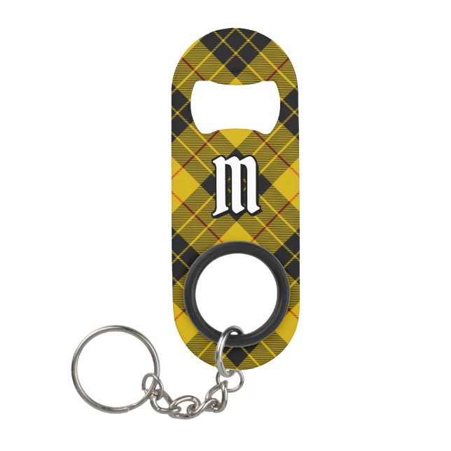 Clan Macleod von Lewis Tartan Mini Flaschenöffner (Vorderseite)
