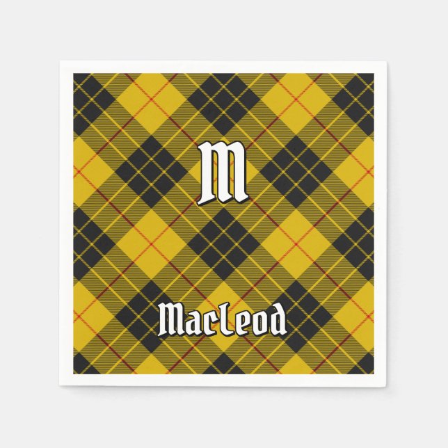 Clan Macleod von Lewis Tartan Serviette (Vorderseite)