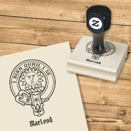Clan MacLeod von Lewis Wappen Gummistempel
