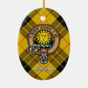 Clan MacLeod von Lewis Wappen Keramik Ornament