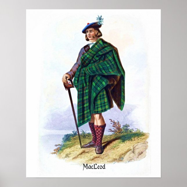 Clan MacLeod von R. R. McIan Poster (Vorne)