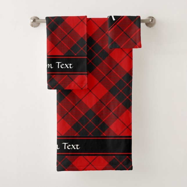 Clan Macleod von Raasay Tartan Badhandtuch Set (Insitu)
