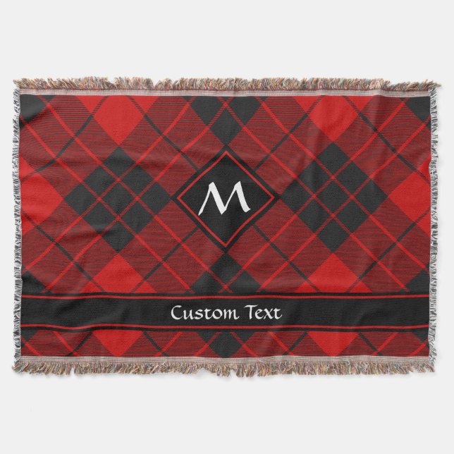 Clan Macleod von Raasay Tartan Decke (Vorderseite)