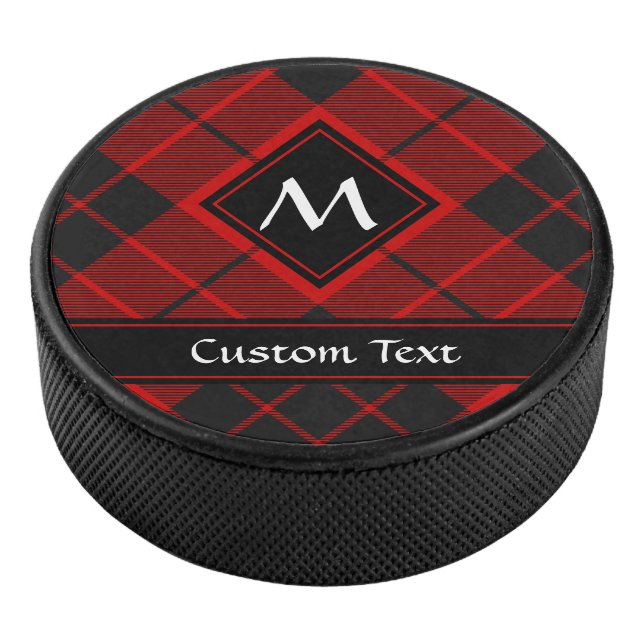 Clan Macleod von Raasay Tartan Eishockey Puck (3/4)