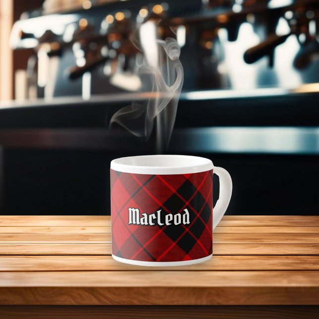 Clan Macleod von Raasay Tartan Espressotasse (Von Creator hochgeladen)