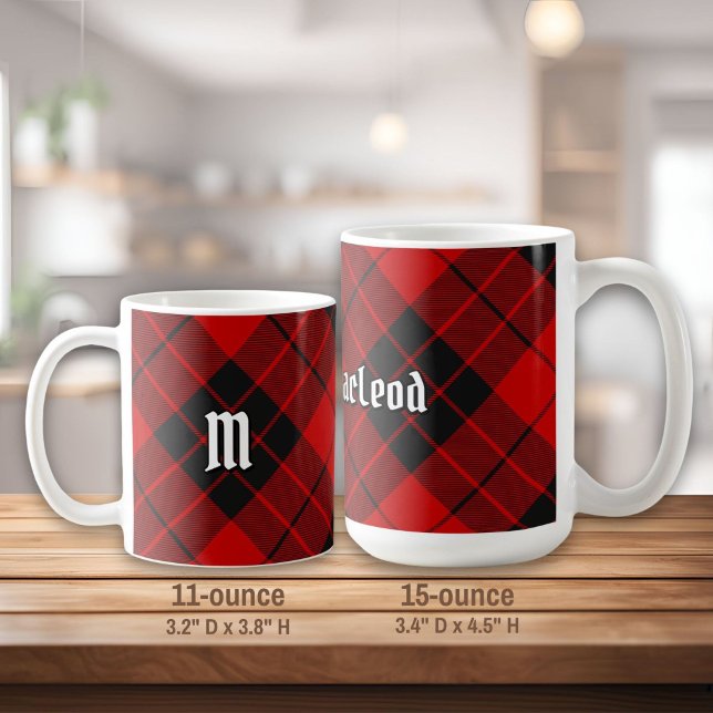 Clan Macleod von Raasay Tartan Kaffeetasse (Von Creator hochgeladen)