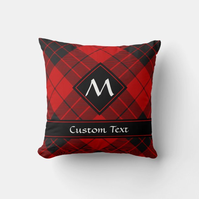 Clan Macleod von Raasay Tartan Kissen (Vorderseite)