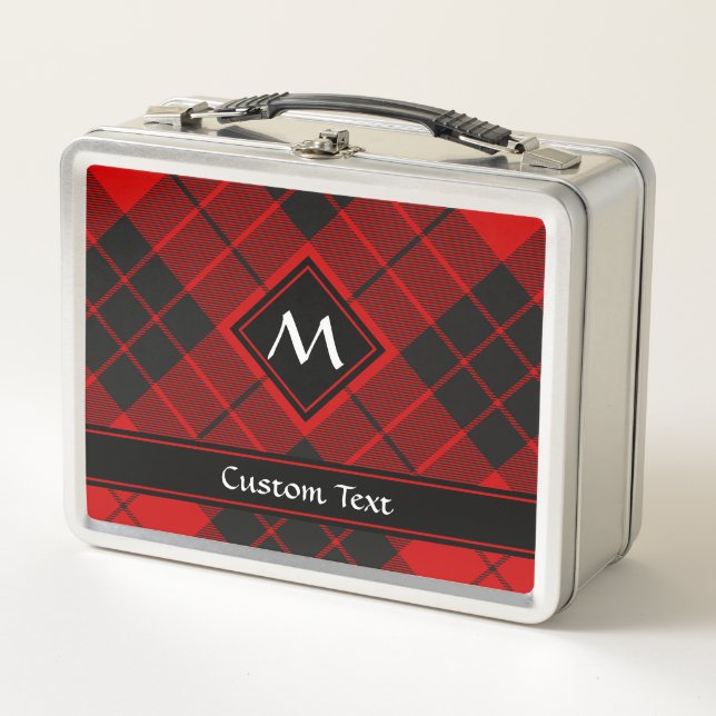 Clan Macleod von Raasay Tartan Metall Brotdose (Vorderseite)