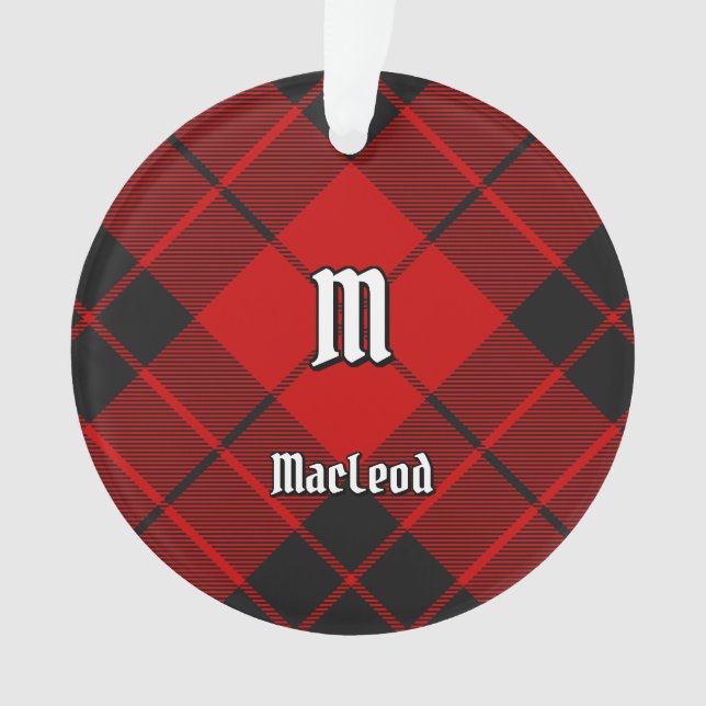 Clan Macleod von Raasay Tartan Ornament (Vorderseite)