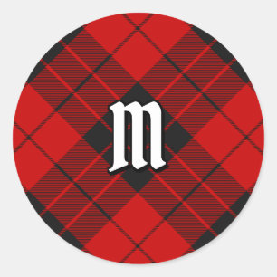 Clan Macleod von Raasay Tartan Runder Aufkleber