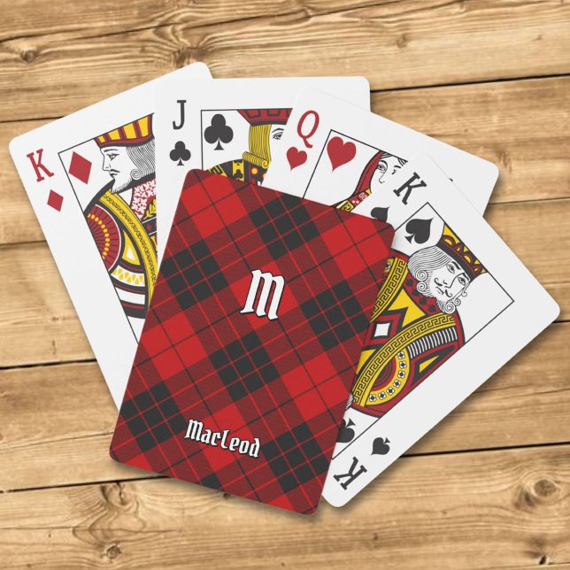 Clan Macleod von Raasay Tartan Spielkarten (Von Creator hochgeladen)