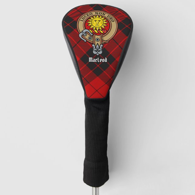 Clan MacLeod von Raasay Wappen Golf Headcover (Vorderseite)