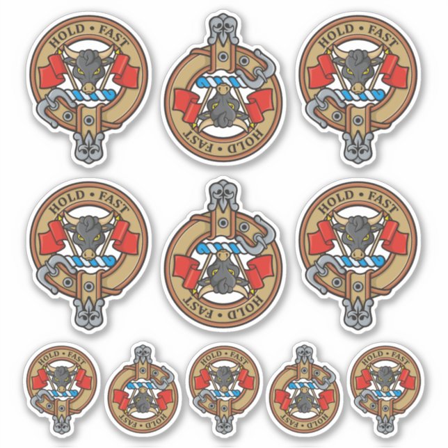 Clan MacLeod Wappen Aufkleber (Vorderseite)