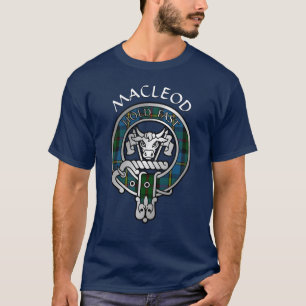 Clan MacLeod Wappen & Hunting Tartan T - Shirt