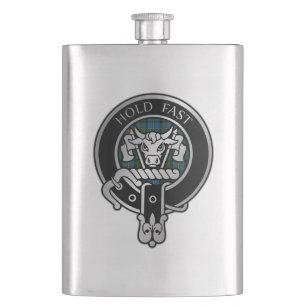 Clan MacLeod Wappen & Jagd Tartan Flask Flachmann