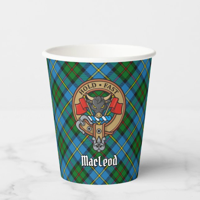 Clan MacLeod Wappen Paper Cups Pappbecher (Vorderseite)
