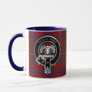 Clan MacLeod Wappen & Red Tartan Tasse