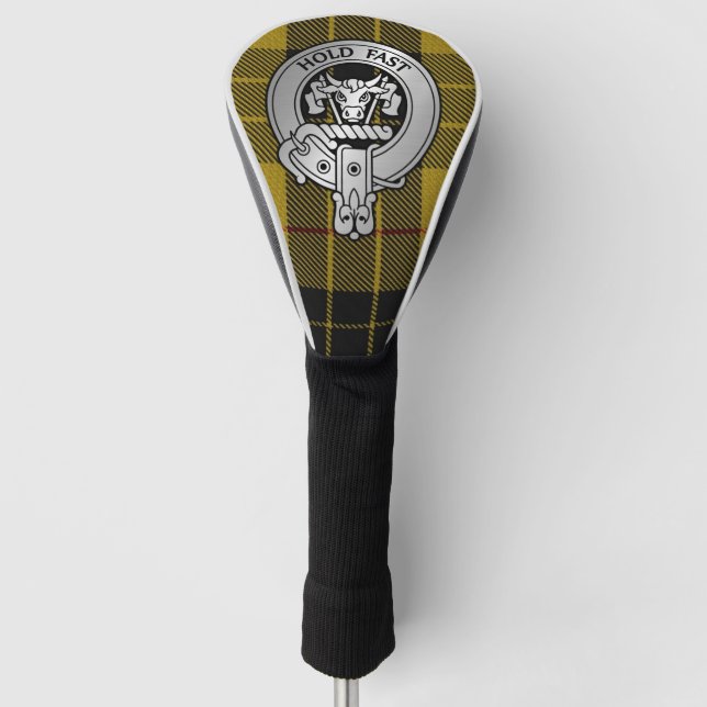 Clan MacLeod Wappen & Tartan Golf Headcover (Vorderseite)