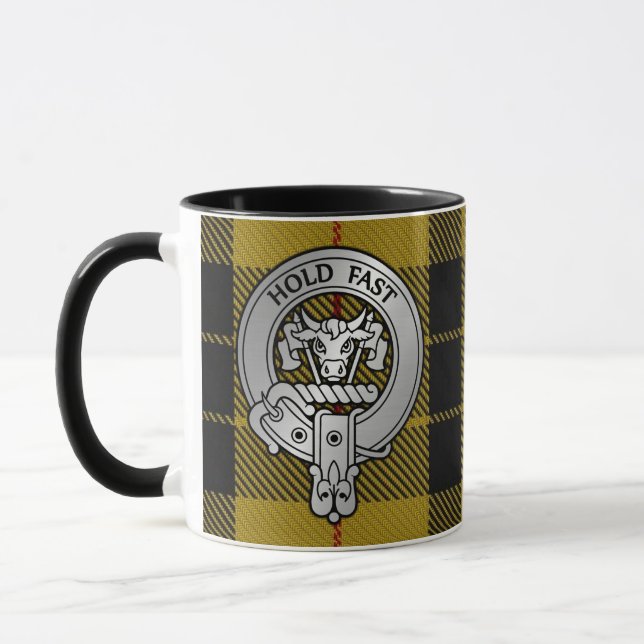 Clan MacLeod Wappen & Tartan Tasse (Links)