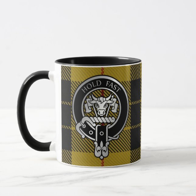 Clan MacLeod Wappen & Tartan Tasse (Links)