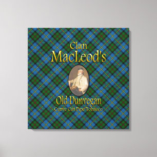 Clan MacLeods alter Dunvegan Pfeifentabak Leinwanddruck