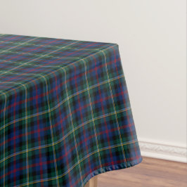 Clan Maclolm Dark Blue und Green Scottish Tartan Tischdecke