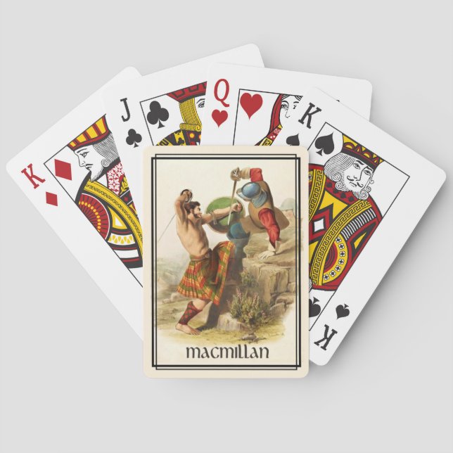 Clan MacMillan Classic Scotland Bicycle Deck Spielkarten (Rückseite)