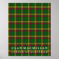 Clan MacMillan Colors of Scotland Tartan