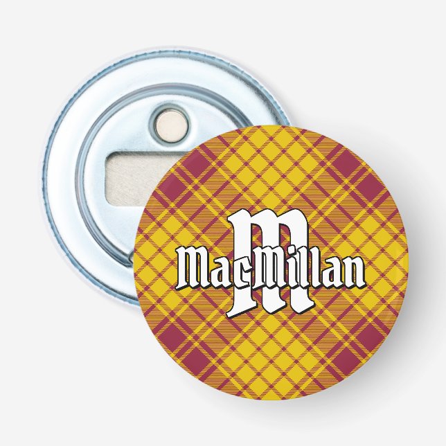 Clan MacMillan Dress Tartan Flaschenöffner (Vorderseite)