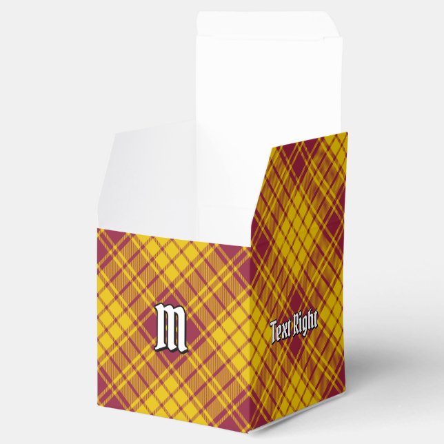 Clan MacMillan Dress Tartan Geschenkschachtel (Geöffnet)