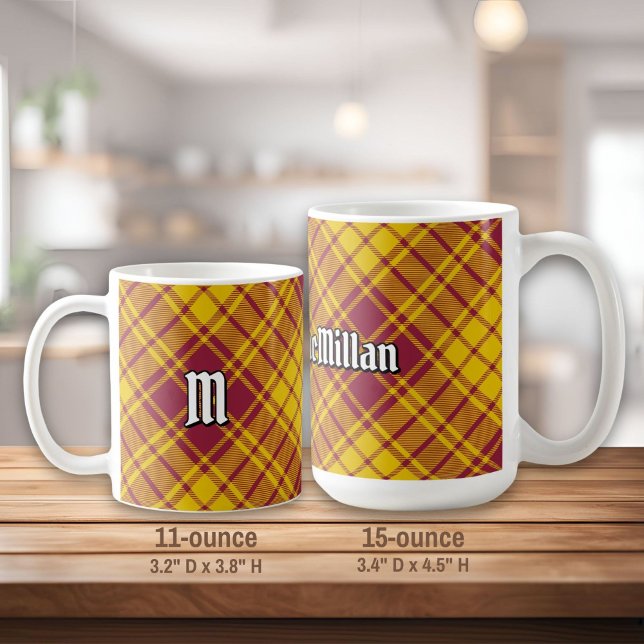 Clan MacMillan Dress Tartan Kaffeetasse (Von Creator hochgeladen)