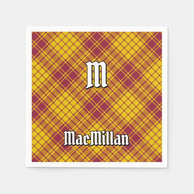Clan MacMillan Dress Tartan Serviette (Vorderseite)