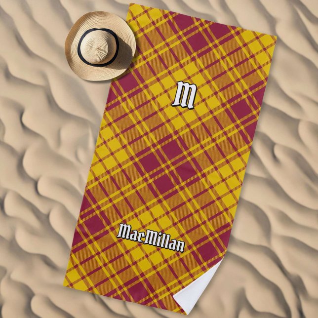 Clan MacMillan Dress Tartan Strandtuch (Von Creator hochgeladen)