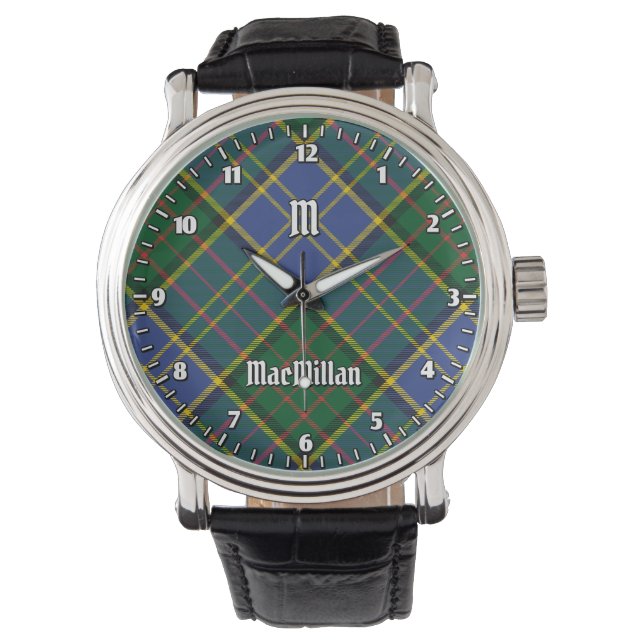 Clan MacMillan Hunting Tartan Armbanduhr (Vorderseite)