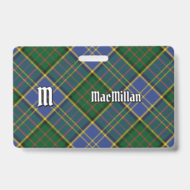Clan MacMillan Hunting Tartan Ausweis (Vorderseite)