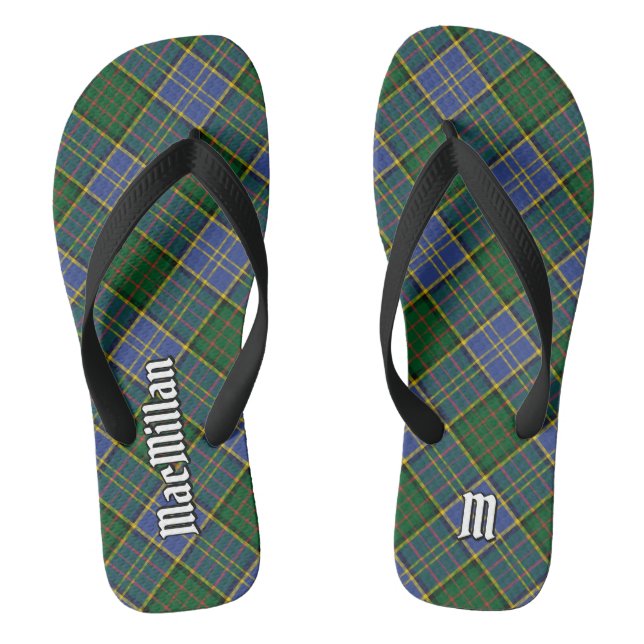 Clan MacMillan Hunting Tartan Flip Flops (Fußbett)