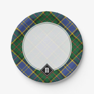 Clan MacMillan Hunting Tartan Pappteller