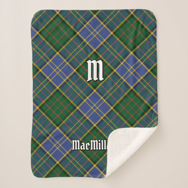 Clan MacMillan Hunting Tartan Sherpadecke (Vorderseite)