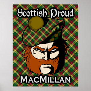 Clan MacMillan Scottish Tartan Poster