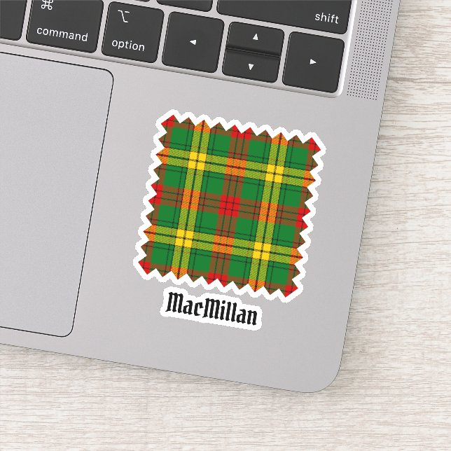 Clan MacMillan Tartan Aufkleber (Detail)