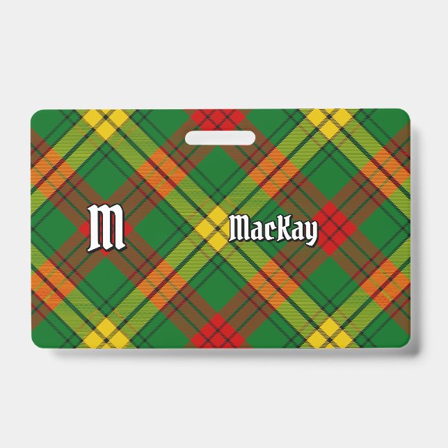 Clan MacMillan Tartan Ausweis (Vorderseite)