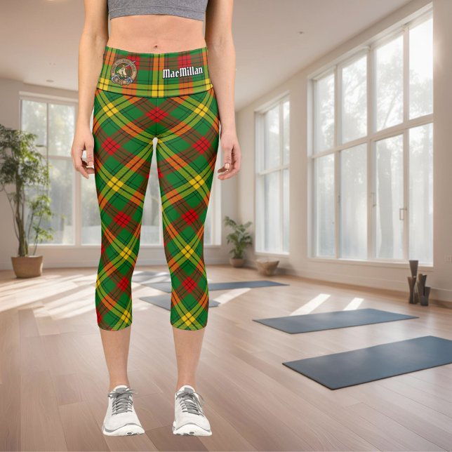 Clan MacMillan Tartan Capri Leggings (Von Creator hochgeladen)