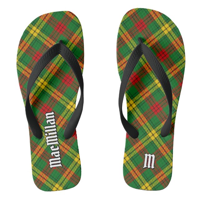 Clan MacMillan Tartan Flip Flops (Fußbett)