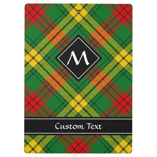 Clan MacMillan Tartan Klemmbrett (Rückseite)