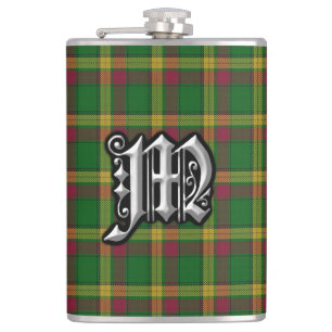 Clan MacMillan Tartan Old Scotland Flask Flachmann