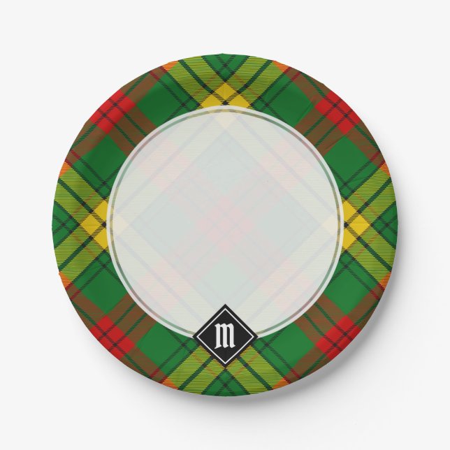 Clan MacMillan Tartan Pappteller (Vorderseite)