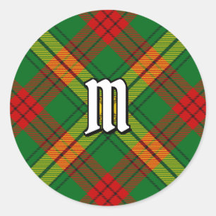 Clan MacMillan Tartan Runder Aufkleber