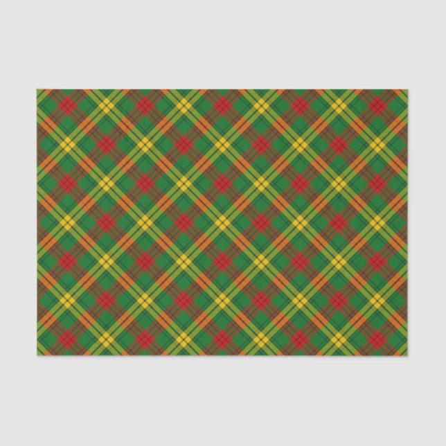 Clan MacMillan Tartan Seidenpapier (Vorderseite)