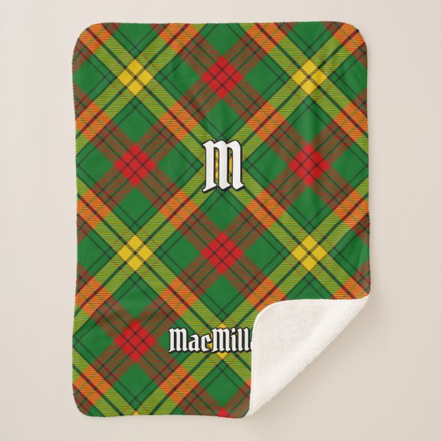 Clan MacMillan Tartan Sherpadecke (Vorderseite)