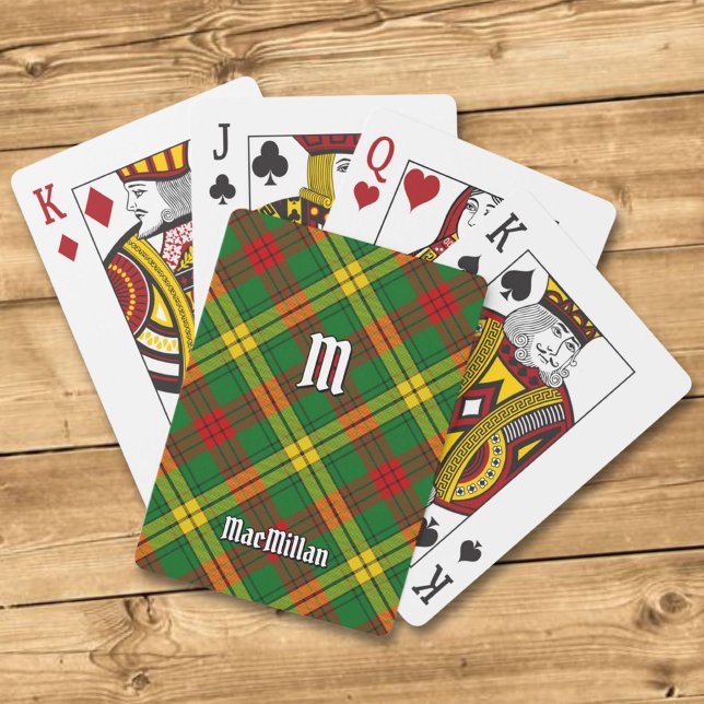 Clan MacMillan Tartan Spielkarten (Von Creator hochgeladen)